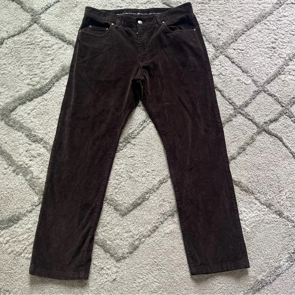 Paul and Shark brown corduroy pants yachting straight leg 34 - Picture 1 of 9